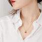 Minimalist Cherry Gold Chain Necklace for Women