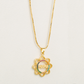Gold Statement Mom Pendant Necklace
