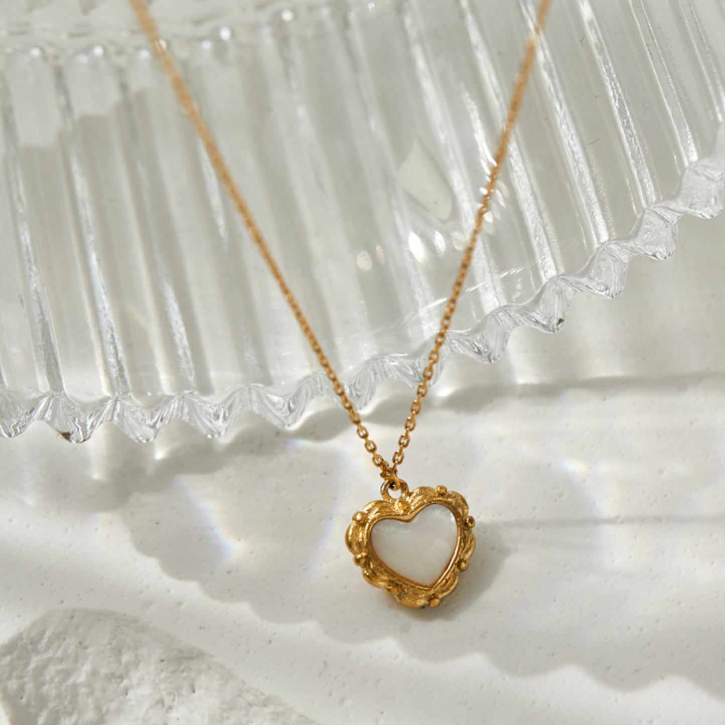 Minimalist Heart Pendant Necklace for Women