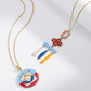 Handmade Cloisonne Pendant Necklace for Women