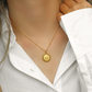 Minimalist Sun Celestial Pendant Necklace for Women