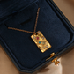 Gold Colorful Zircon Pendant Necklace for Women