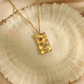 Gold Colorful Zircon Pendant Necklace for Women