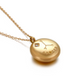 Gold Ball Zodiac Sign Necklace for Women