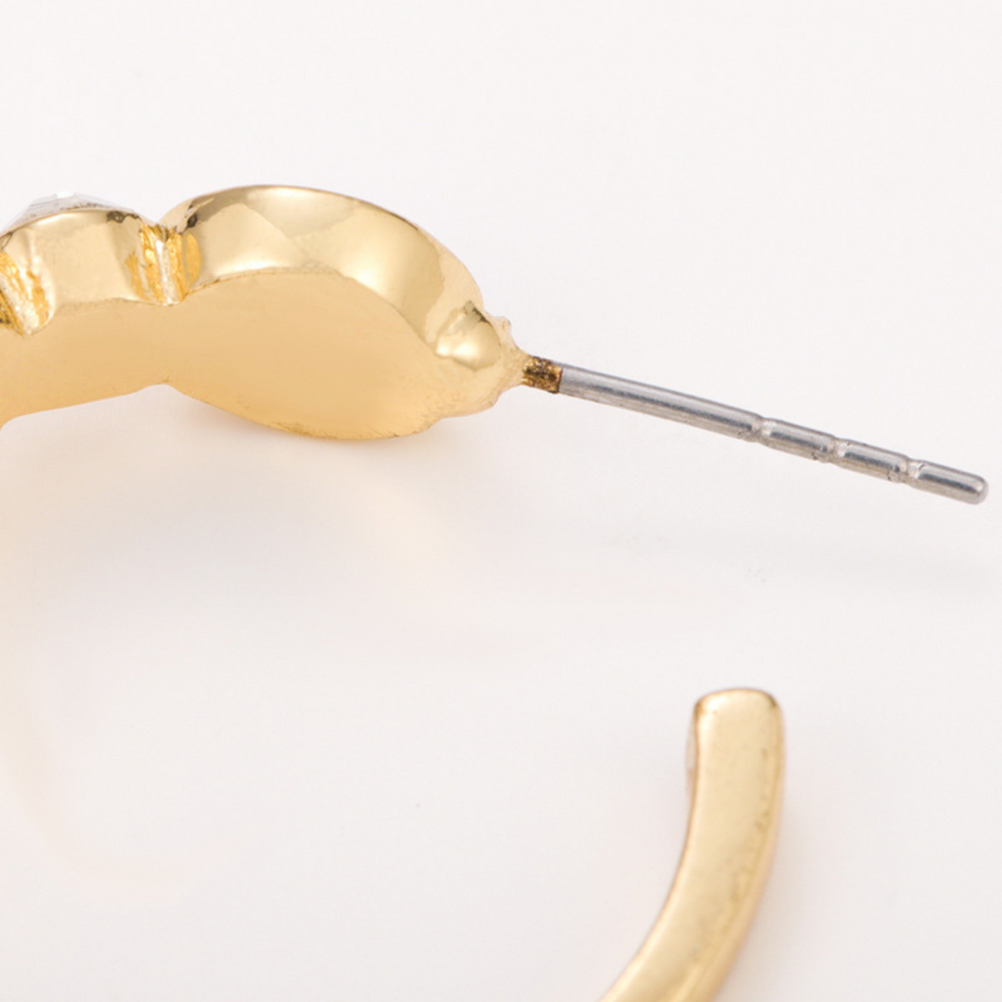 Minimalist Evil Eye Gold Hoop Earrings for Women