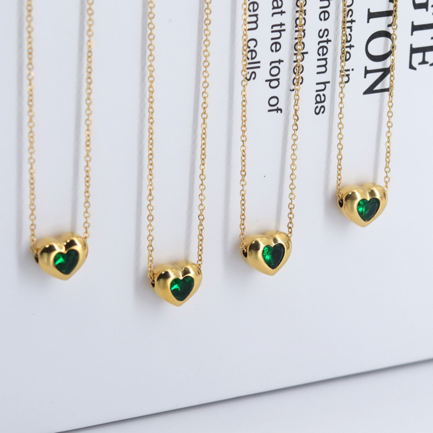 Minimalist Gold Heart Necklace for Women