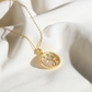 Gold Zodiac Coin Necklace for Women